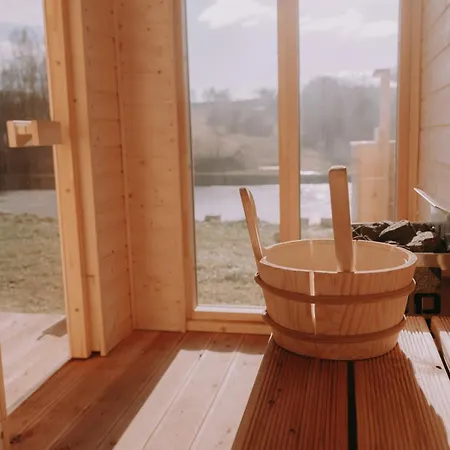 Nad Stawami Z Jacuzzi I Sauna 1 Vakantiehuis Woliborz