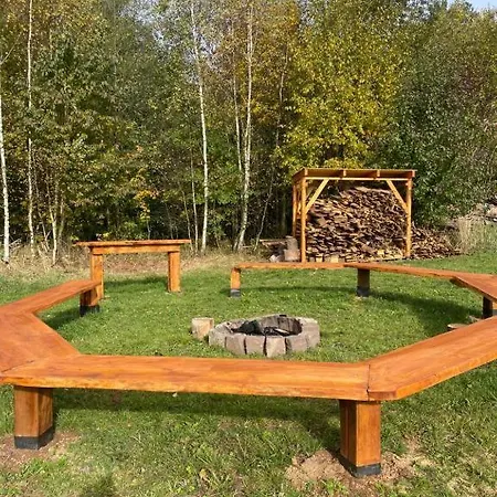 Nad Stawami Z Jacuzzi I Sauna 1 Semesterbostad *