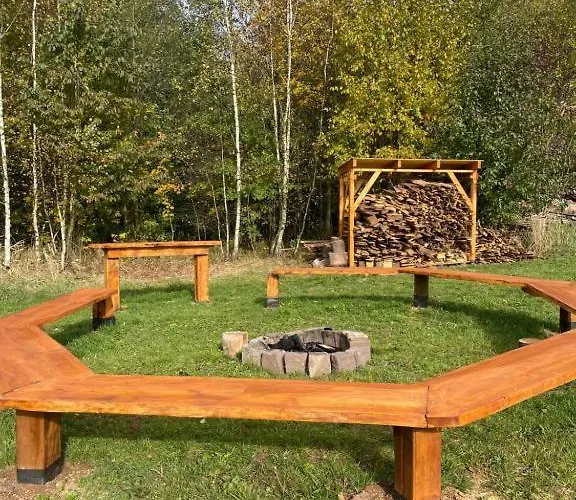 Nad Stawami Z Jacuzzi I Sauna 1 Ferienhaus *